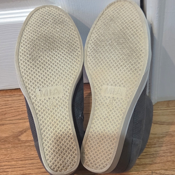 Gray Wedge Sneaker Boots - Picture 2 of 2